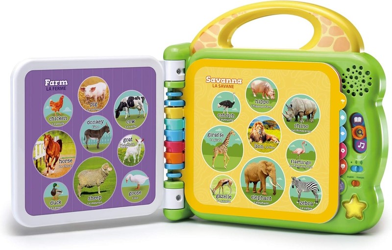LeapFrog 100 Animals Book Baby Learning Toy Sounds Words Educational Kids Gift