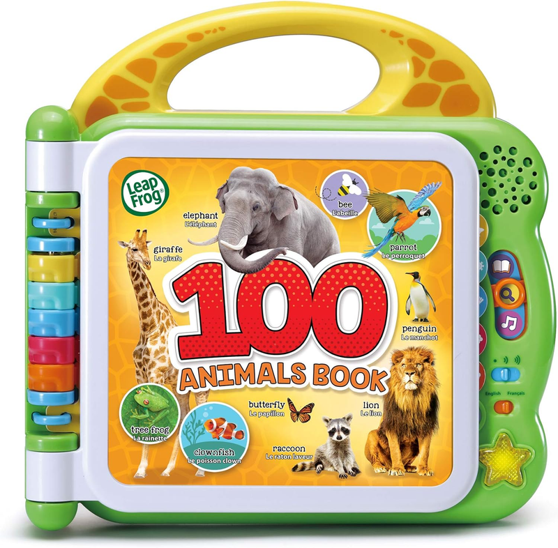 LeapFrog 100 Animals Book Baby Learning Toy Sounds Words Educational Kids Gift