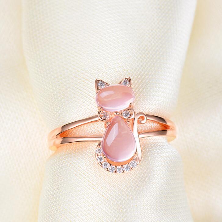 Cute Cat Jewelry Set