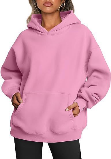 Women's Oversized Hooded Sweater With Pockets