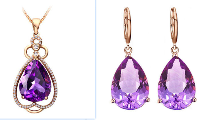 Rose Gold Jewelry Set