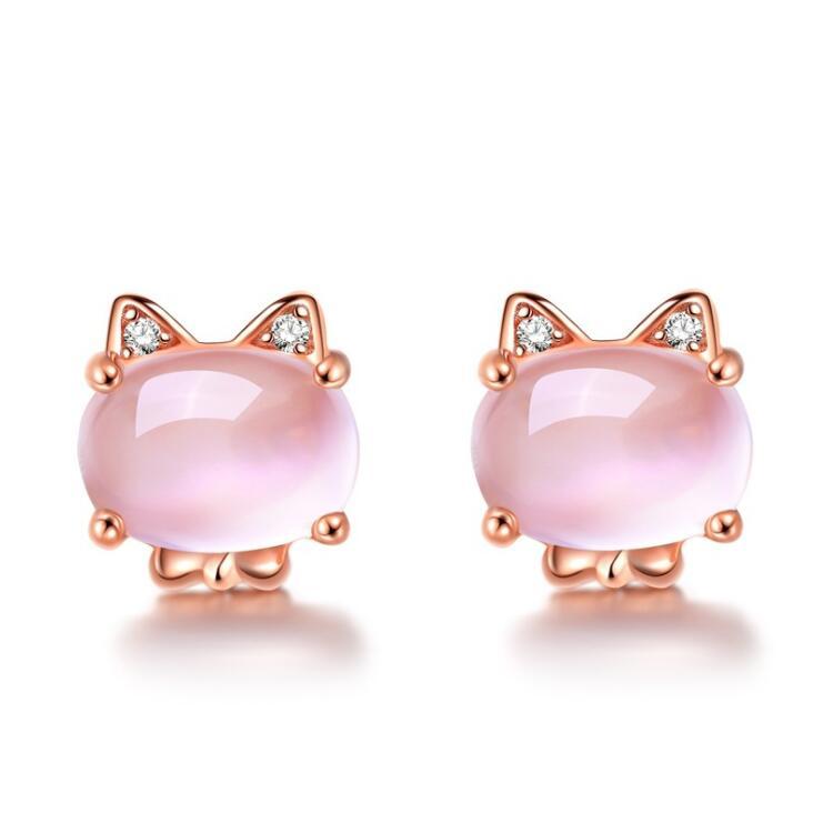 Cute Cat Jewelry Set