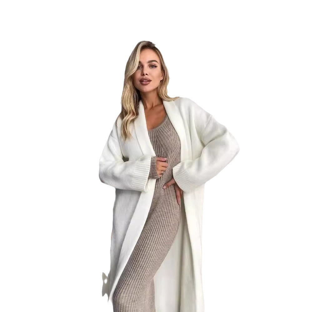 Autumn And Winter New Elegant Cardigan Sweater Coat For Women