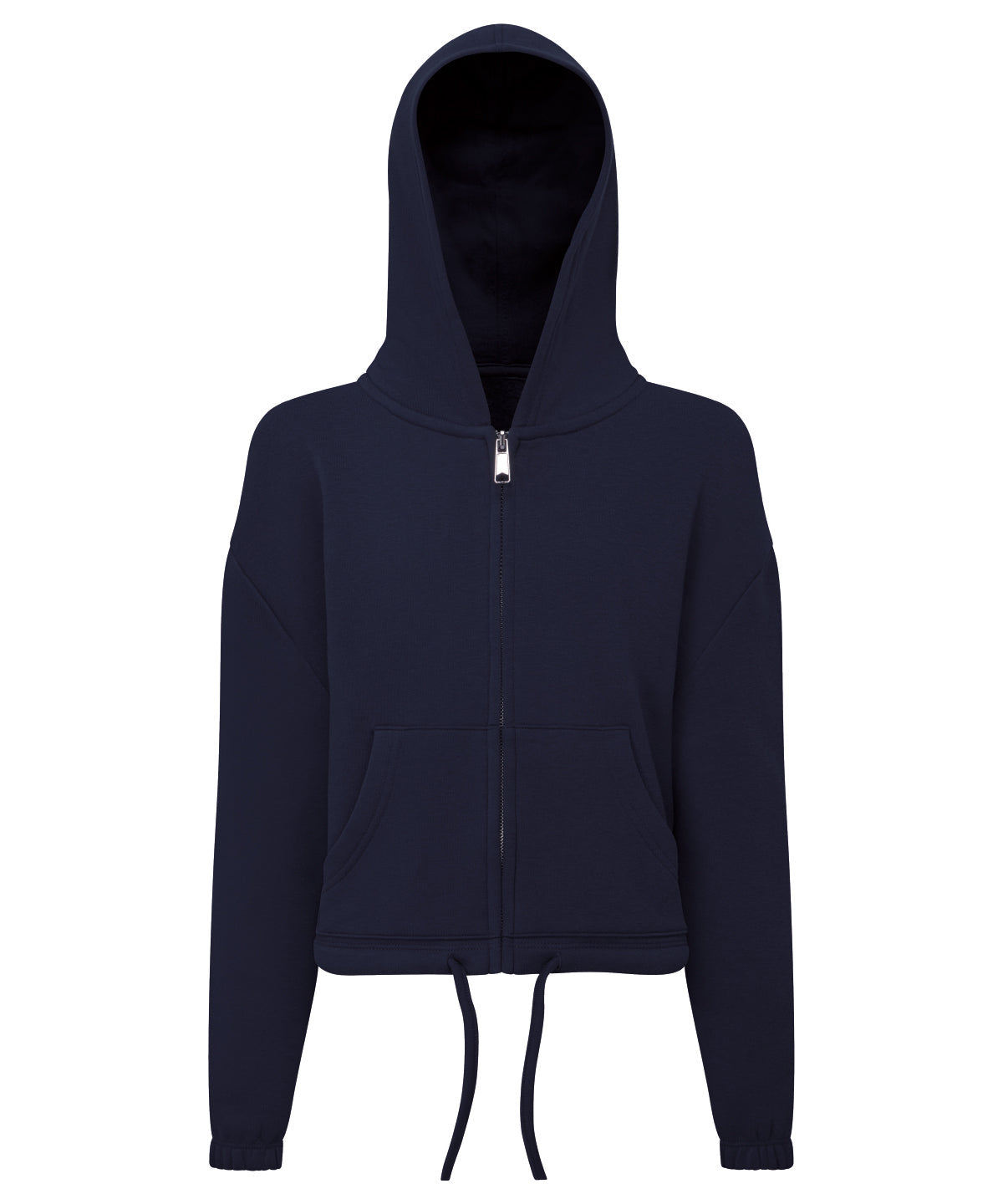 Kids TriDri Recycled Cropped Oversize Full-Zip Hoodie