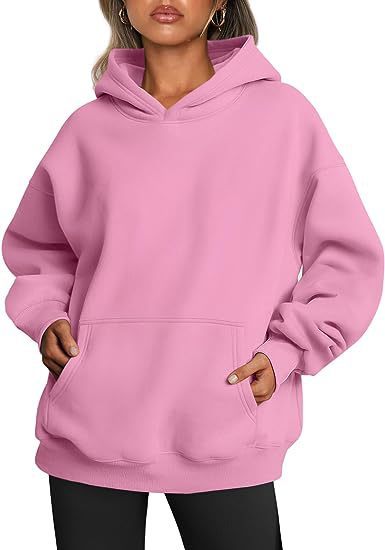 Women's Oversized Hooded Sweater With Pockets