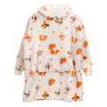 OLIVIA ROCCO Kids Oversized Hooded Blanket Hoodie Sherpa Fur Fleece Dogs Pattern