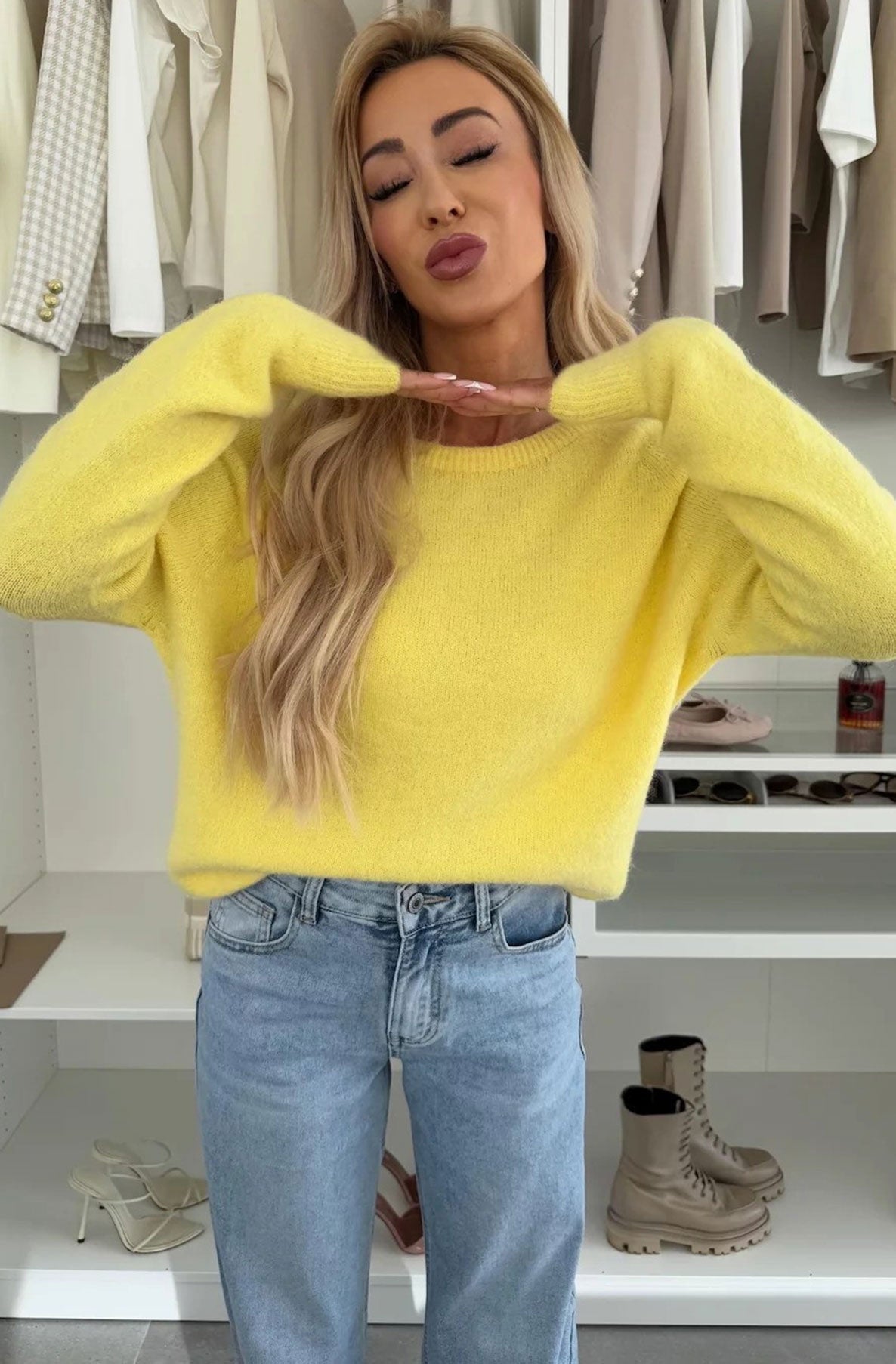 Elisha Light Knitted Alpaca Jumper
