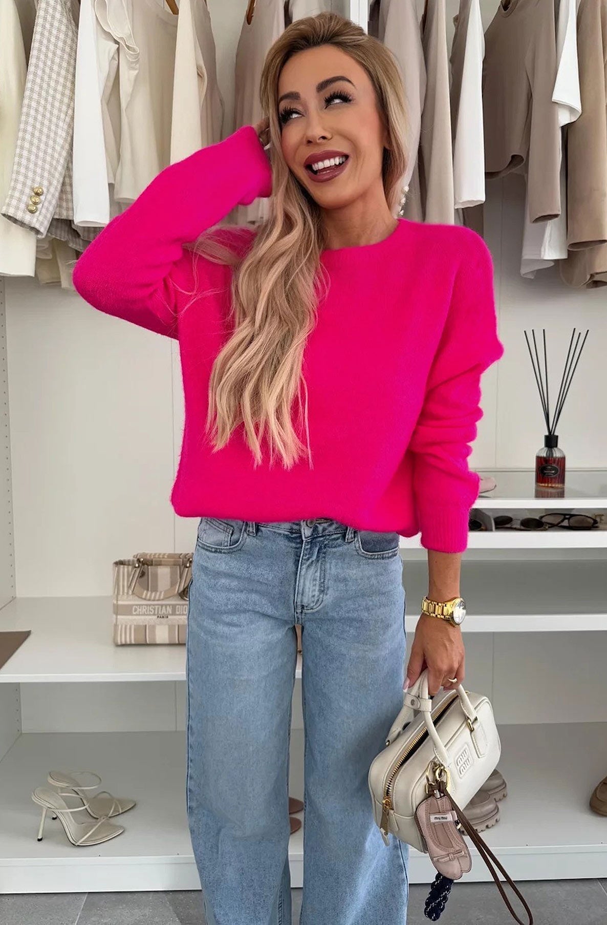 Elisha Light Knitted Alpaca Jumper