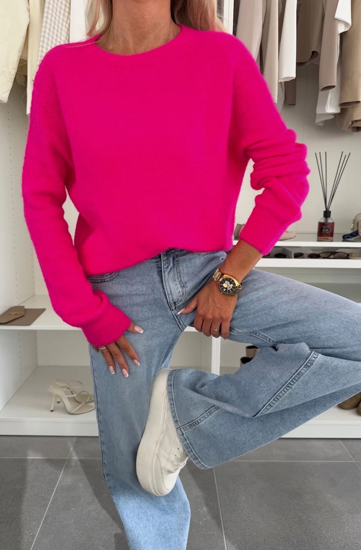Elisha Light Knitted Alpaca Jumper