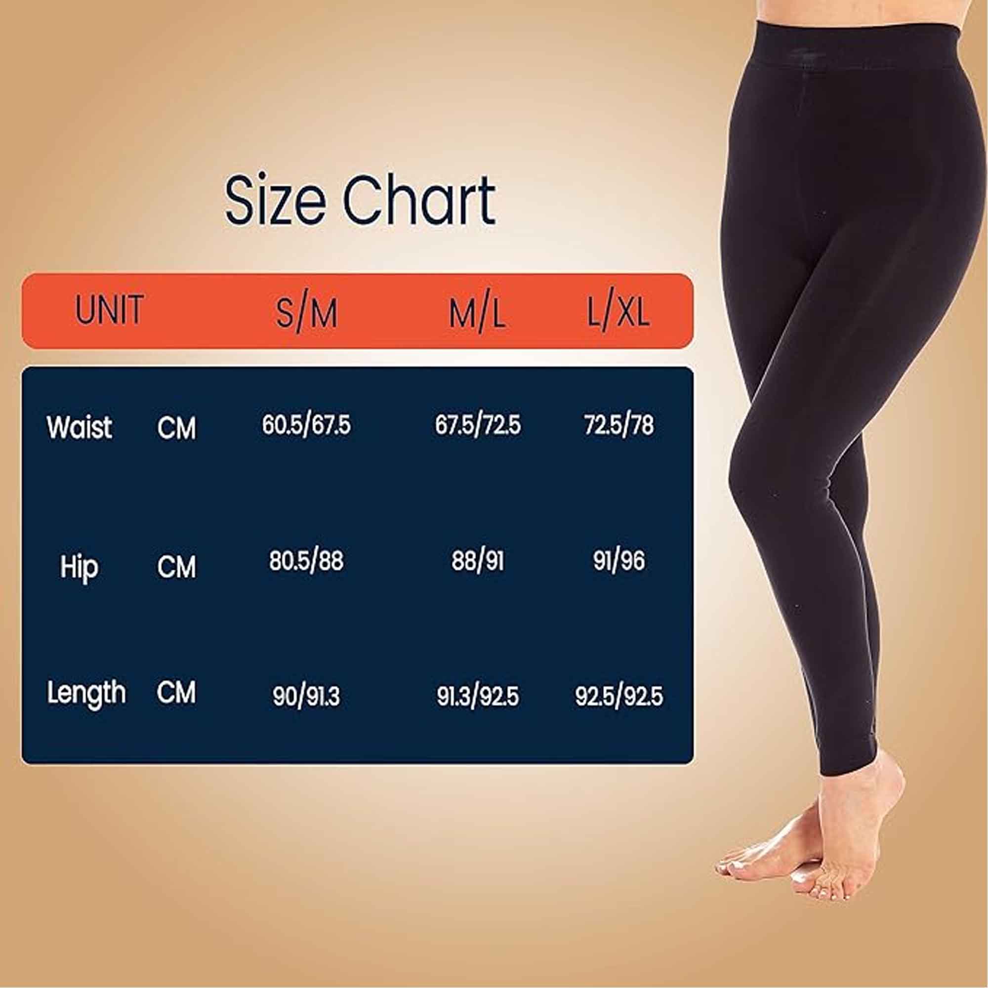 Heatwave Thermalwear Pack Of 2 Womens Ultra Thermal Brushed Black Leggings 140 Denier Warm Stretchy Comfort Fit Winter Wear