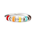 StoryJewellery Fidget Ring – Anxiety Spinner Ring for Women | Enamel Jewelry, Size 10