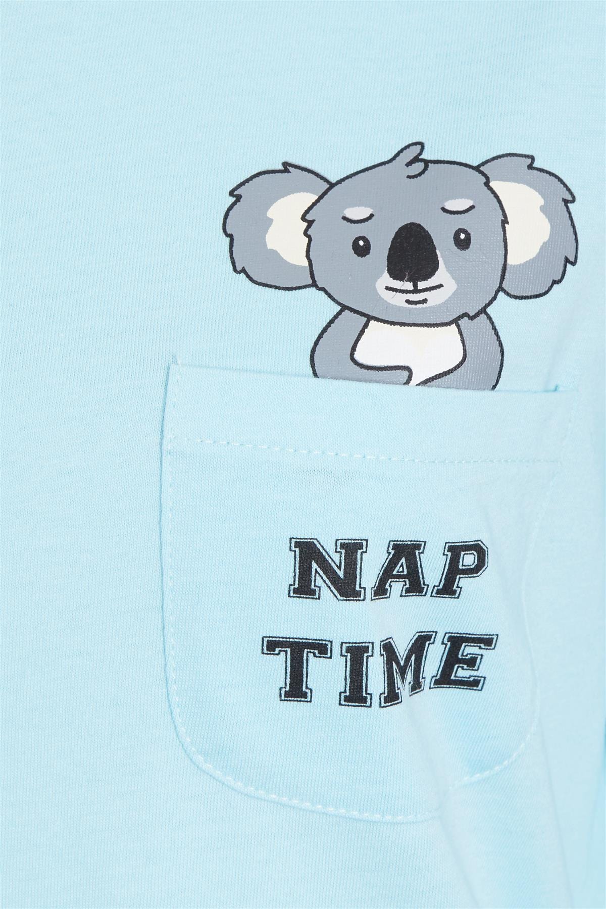OLIVIA ROCCO Women's Koala Bear Cotton Pyjama Set 100 Percent Cotton Elasticated Waistband Soft Breathable Nightwear Loungewear